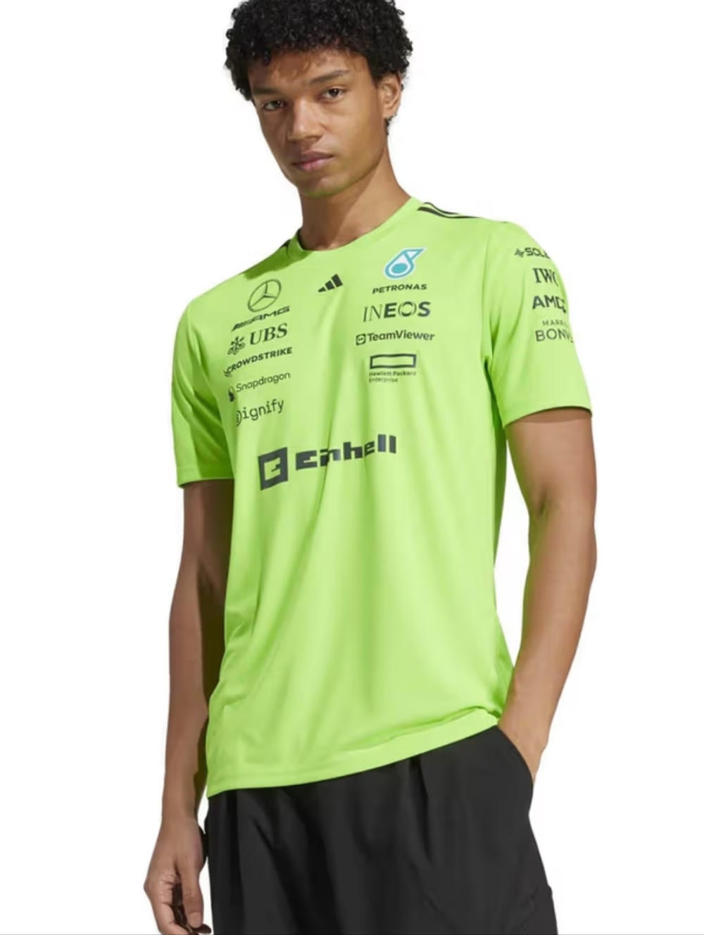 Adidas MER TM SETUP M Men Green T-Shirt